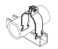 3/4 STRUT PIPE CLAMP S/S