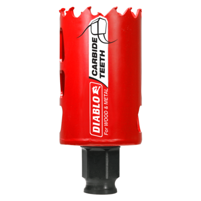 DIABLODHS1625CT 1-5/8" CARBIDE HOLESAW