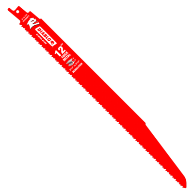 DIABLODS1208BFD25 12" 8/10 TPI BI-METAL RECIP BLADE FOR THICK METAL DEMO