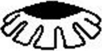 LWEXTCTSK048 1/4 EXT TOOTH COUNTERSUNK LW S/S
