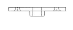 EFIG41-ASSI-0038 3/8 HANGER FLANGE (F&M PLATE) S/S