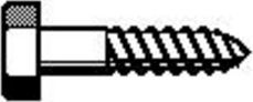 LAG08C048GD 1/2X3 HEX LAG SCREW HDG DOMESTIC