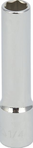 BBPS15108 1/4" Drive SAE Socket 1/4" - 1/4" Dr. 6 Pt. SAE Deep Socket Deep