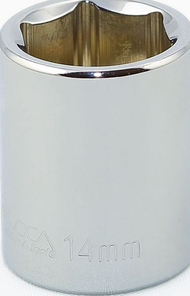 BBPS16014 1/4" Drive Metric Socket 14MM - 1/4" Dr. 6 Pt. Metric Socket Standard