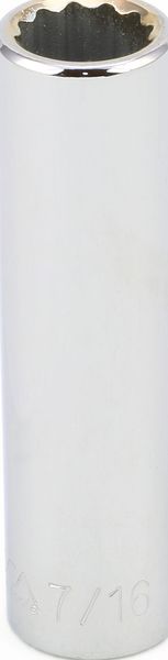 BBPS19314 3/8" Drive SAE Socket 7/16" - 3/8" Dr. 12 Pt.SAE Deep Socket  Deep