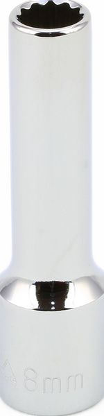 BBPS20308 3/8" Drive Metric Socket 8MM - 3/8" Dr.12 Pt. Metric Deep Socket Deep