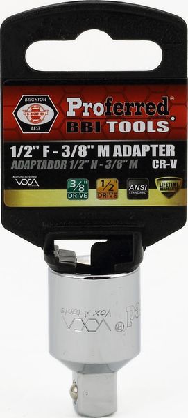BBPS47201 Adapter 1/2" F - 3/8" M Adapter 1/2" Drive