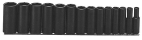 BBPS59002 USA Impact SAE Socket Set ARM 14 Piece 1/2" Dr. SAE 6 Point Deep Impact Socket Set Deep Impact