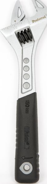 BBPT06002 Proferred Tiger Paw Adjustable Wrench w/ Padded Handle, Matte Finish 6" Length Matte Finish