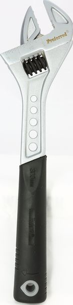 BBPT06005 Proferred Tiger Paw Adjustable Wrench w/ Padded Handle, Matte Finish 12" Length Matte Finish