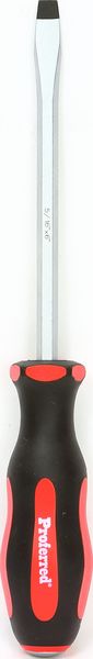 BBPT26004 Proferred Go-Thru Screwdriver 5/16"x6" Slotted - Red Handle