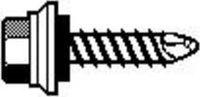 #12X1 HEX TEK SCREW W/INTEGRAL WASHER CB
