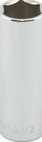 1/4&quot; Drive SAE Socket 1/2&quot; - 1/4&quot; Dr. 6 Pt. SAE Deep Socket Deep